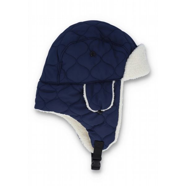 Fila DERK QUILTED TRAPPER HAT WITH FBOX - Fila Navy