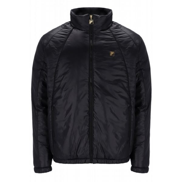 FILA MATERA WATERPROOF PADDED FUNNEL NECK JACKET MENS - BLACK
