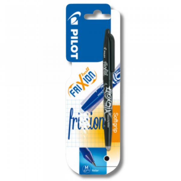 Pilot Frixion Black Pen Carded