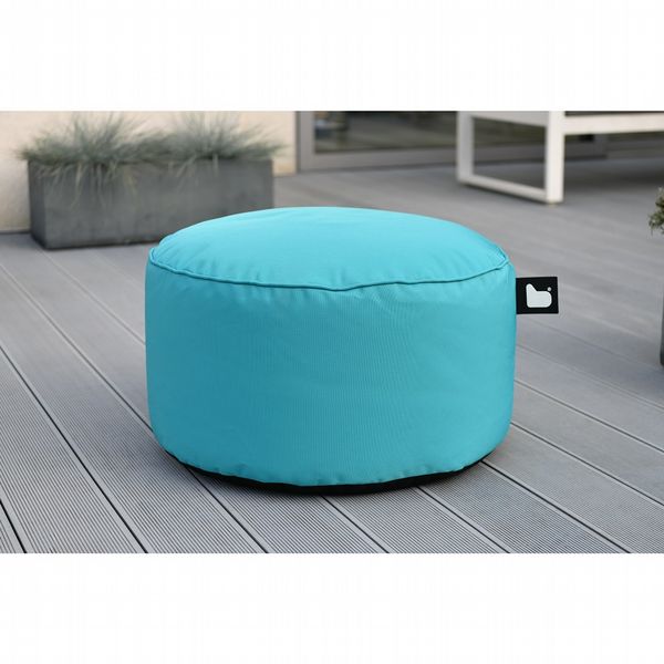 Extreme Lounging B Pouffe In Aqua