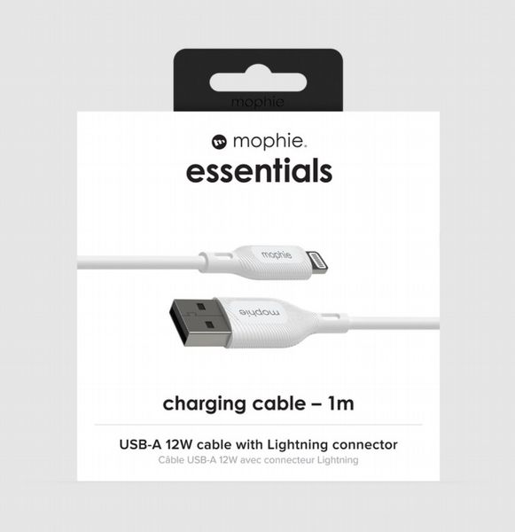 Mophie Cable USB-A to Lightning | 1M - White