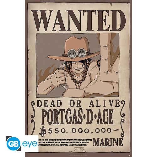 One Piece Wanted Ace 61 x 91.5cm Maxi Poster