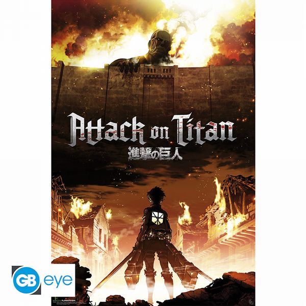 Attack On Titan Key Art   61 x 91.5cm Maxi Poster