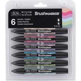 Winsor & Newton: Brush Marker: Set of 6