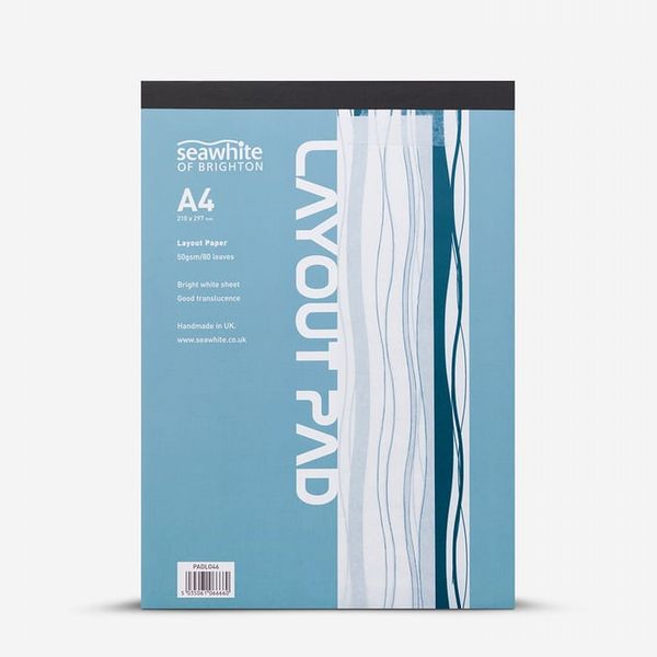 Seawhite : Layout Paper Pad : 50gsm : A4 : 80 Sheets