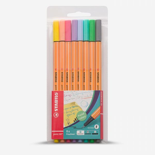 Stabilo : Point 88 : Fineliners : Pastel Colors : Set Of 8