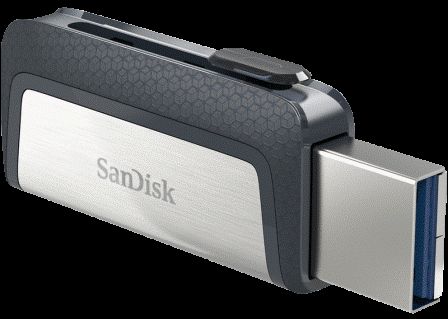 SanDisk Ultra 256GB Dual USB Flash Drive USB 3.1 Type-C