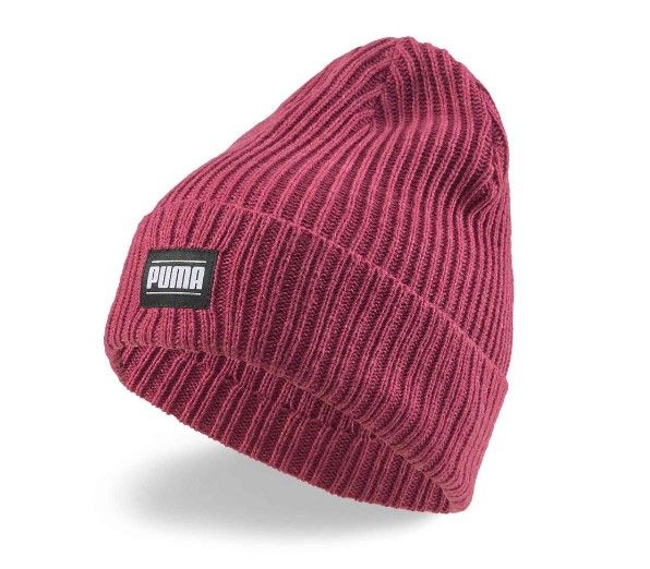 Puma Ribbed Classic Beanie (Dusty Orchid)